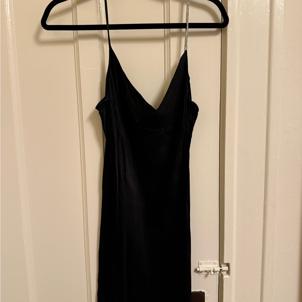 Elegant Black Slip Dress